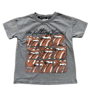 Boys Rolling Stones Gray Tee Short Sleeve 3T